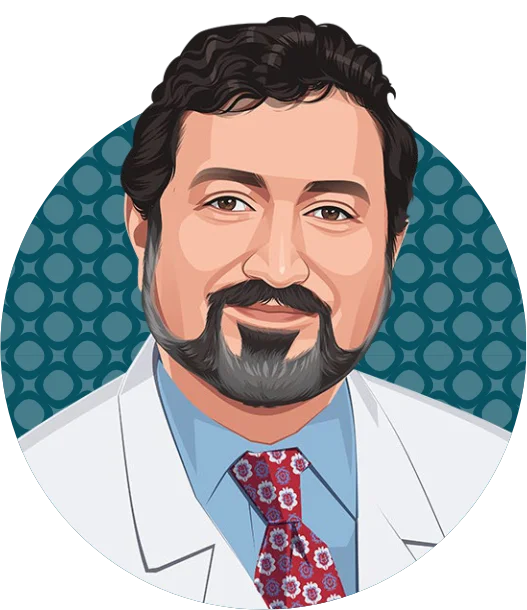 Illustration of Doctor Franck Rahaghi, MD. - Cleveland Clinic Florida - Weston, FL