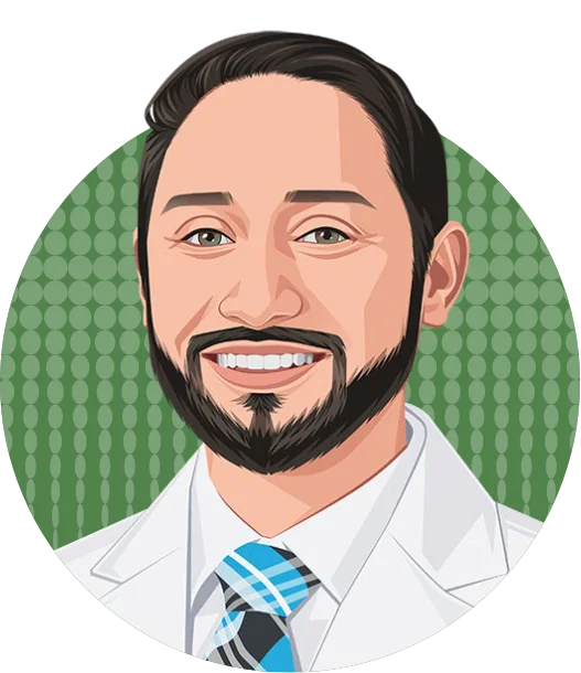 Illustration of Doctor Nicholas Kolaitis, MD. - UCSF Health - San Francisco, CA